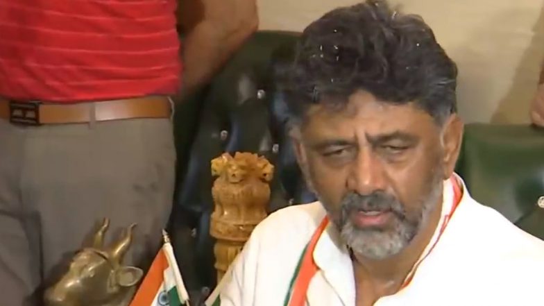 New Karnataka CM: My Aim Was To Deliver Karnataka and I Did It, Says State Congress President DK Shivakumar (Watch Video)