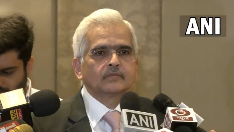 India 5th Largest Economy in the World: Our Economy Grew at Reasonable Pace, India Contributed Around 15% to Global Growth, Says RBI Governor Shaktikanta Das (Watch Video)