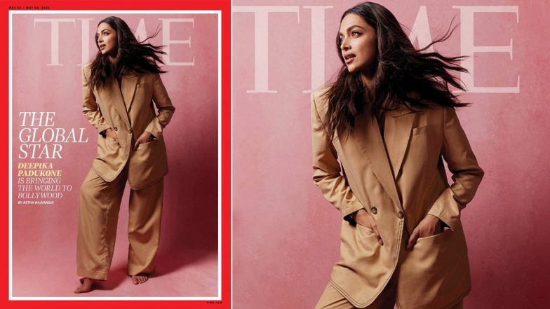 Deepika Padukone on Time Cover! Actress Looks Like a 'Snacc' in Loose Pantsuit For the Mag's Latest Issue (View Pic)