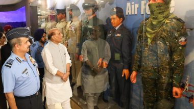 Defence Minister Rajnath Singh Inaugurates First Indian Air Force Heritage Centre in Chandigarh (See Pics)