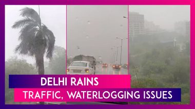 Delhi Rains: Heavy Rainfall Leads To Traffic Congestion, Waterlogging In Several Parts Of National Capital