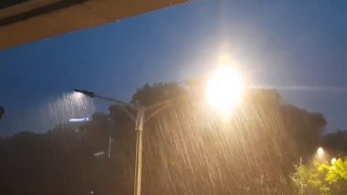 Delhi Rains Today: Heavy Rainfall and Thunderstorm Lashes Several Parts of National Capital, Delhiites Share Pics and Videos