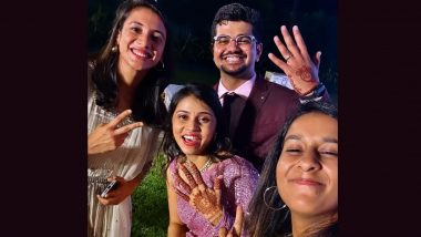 Indian Women's Cricketer Devika Vaidya Gets Engaged, Smriti Mandhana and Jemimah Rodrigues Attend the Ceremony