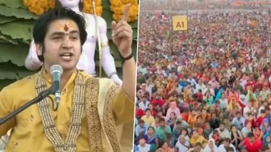 'Not Only India, Pakistan Will Also Become Hindu Nation If People of Gujarat Get United', Says Bageshwar Dham Sarkar Aka Dhirendra Shastri (Watch Video)