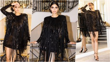Diana Penty at Cannes 2023 Photos: Indian Actress Takes All 'Hassles' to Shine in Tassel Dress!