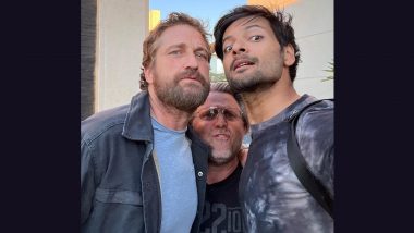 Kandahar: Ali Fazal Poses With Gerard Butler and Ric Roman Waugh in BTS Photos From the Film’s Set!