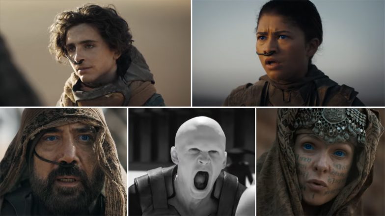 Dune Part Two Trailer: Timothée Chalamet and Zendaya Tackle Intergalactic Mayhem in This Star-Studded Sci-Fi Flick (Watch Video)