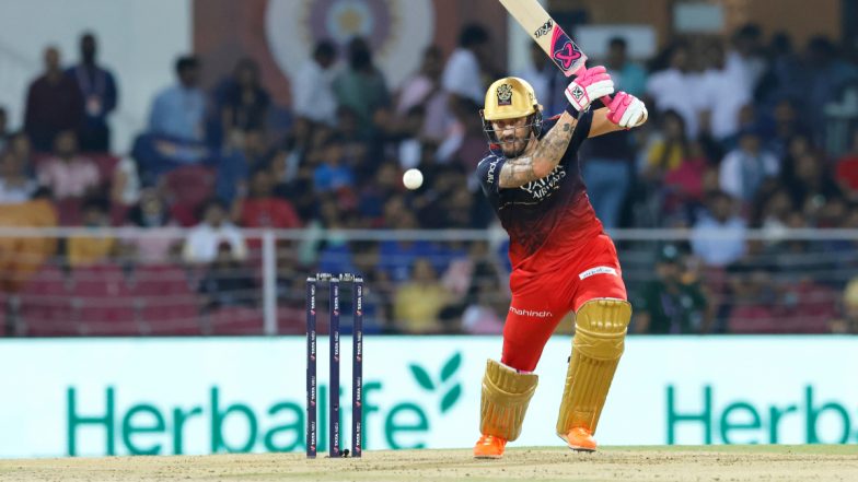 IPL 2023 Orange Cap Holder is Faf du Plessis at The End of GT vs SRH Match! Check Runs Scored So Far by Royal Challengers Bangalore Batsman in Indian Premier League Season 16