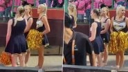 'Dekho Line Maar Rahi Hai Woh'! Cricket Fan Makes Disgusting Comments Towards Cheerleaders at Sawai Mansingh Stadium Ahead of IPL 2023 Match, Video Surfaces