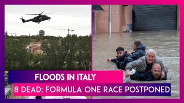 Floods In Italy: Eight Dead, Formula One Race Postponed, Thousands Evacuated Due To Devastating Floods