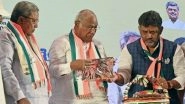 Next Karnataka CM Announcement Tomorrow: Congress President Mallikarjun Kharge Likely to Announce Name for Chief Minister Post On May 17 in Bengaluru, Say Sources