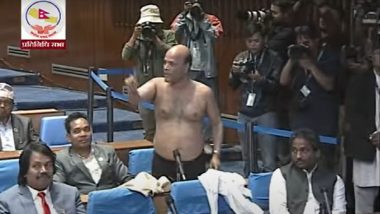 Nepal MP Amresh Kumar Singh Takes Off Clothes in House After Not Being Allowed To Speak