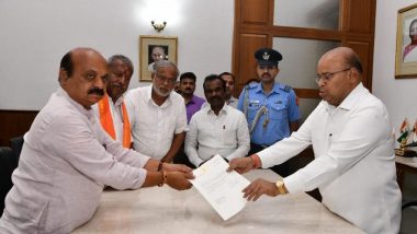 Karnataka CM Basavaraj Bommai Submits Resignation to Governor Thaawarchand Gehlot After Congress Clean Sweeps the State