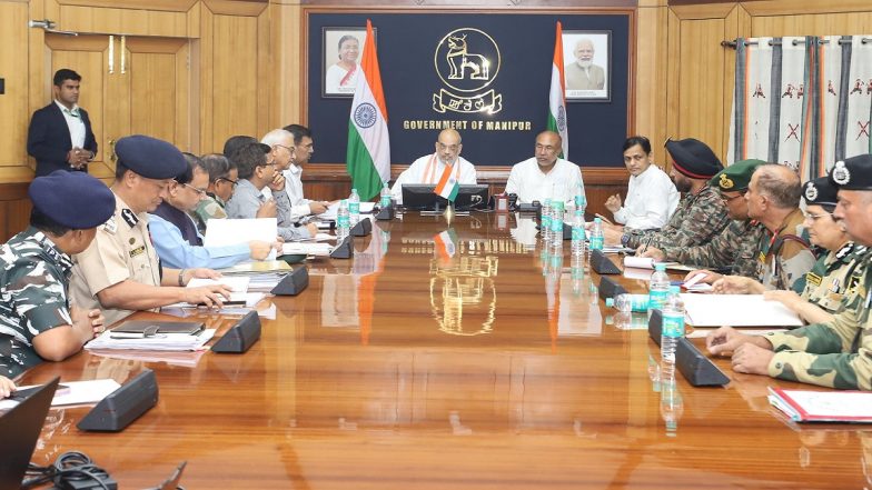 Manipur Violence: Amit Shah Holds Talks With State Leaders, Announces Compensation for Riot Victims