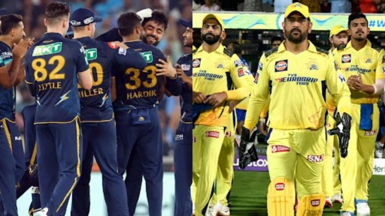 How to Watch CSK vs GT IPL 2023 Free Live Streaming Online on JioCinema? Get TV Telecast Details of Chennai Super Kings vs Gujarat Titans Indian Premier League Final Match