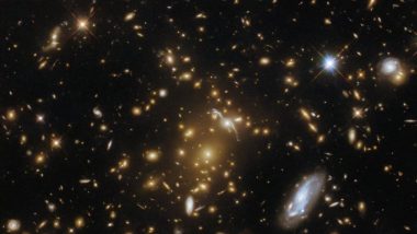 NASA and Hubble Space Telescope Captures Light-Bending Galaxy Cluster eMACS J1823.1+7822 (See Pic)
