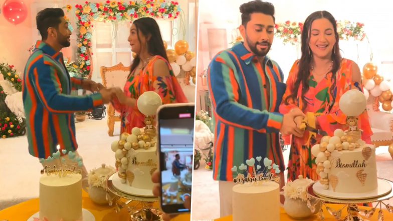 Pregnant Gauahar Khan Dances With Zaid Darbar at Her Fun-Filled Baby Shower Ceremony (Watch Video)