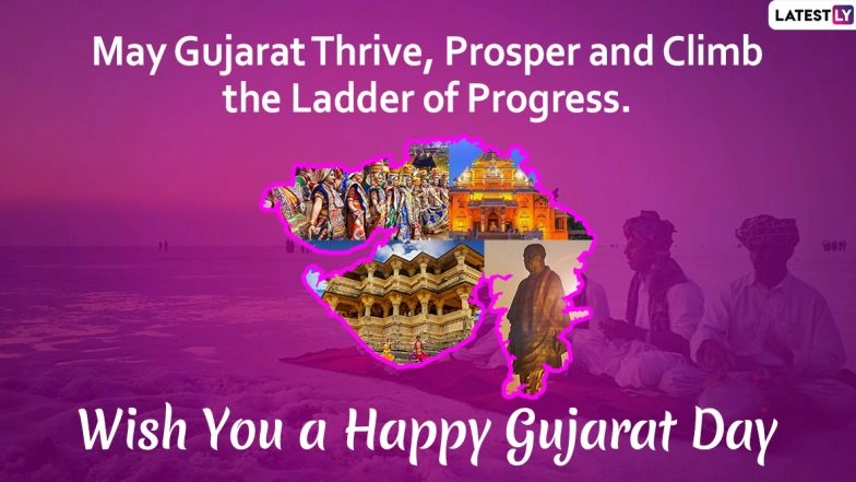 Gujarat Day 2023 Images & HD Wallpapers for Free Download Online: Wish Happy Gujarat Foundation Day With WhatsApp Status Messages, Quotes, Greetings and Photos