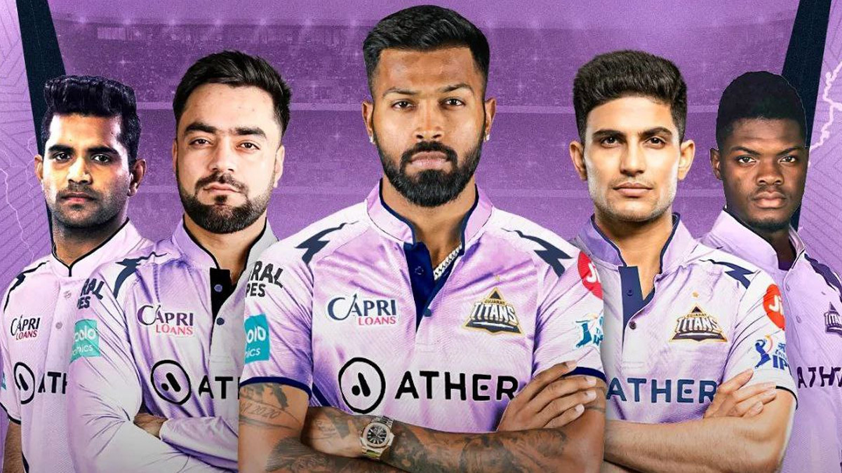 IPL Gujarat Titans Official Match Jersey (2023), S