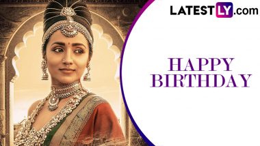 Trisha Krishnan Birthday: 5 Pics of the Beauty With Her Ponniyin Selvan 2 Co-Stars That Will Leave You Mesmerised!