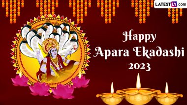 Apara Ekadashi 2023 Images & HD Wallpapers for Free Download Online: WhatsApp Greetings and Quotes for Hindu Festival Dedicated to Trivikrama Form of Lord Vishnu