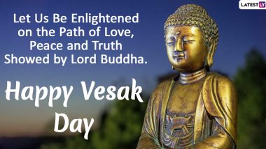 Happy Vesak Day 2023 Wishes & Buddha Purnima Images: WhatsApp Status, HD Wallpapers, Quotes and SMS for Buddha Jayanti