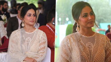 Hina Khan Joins G20 Delegates To Attend Lunch Hosted by Mayor of Srinagar, See Pics