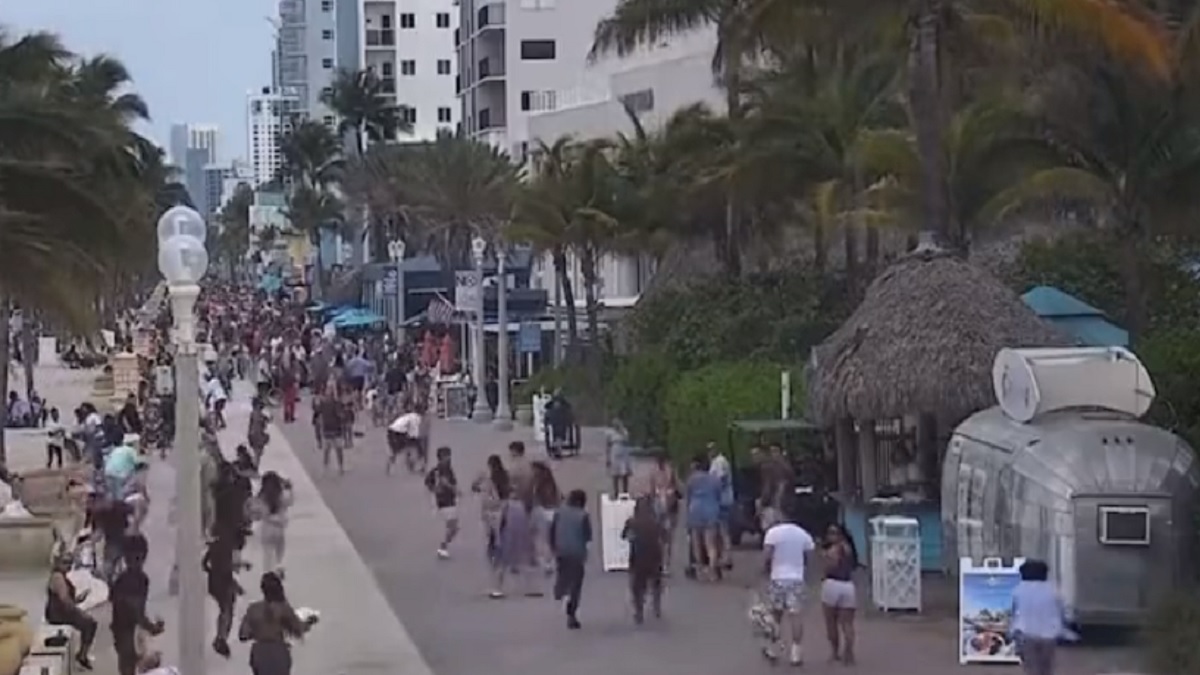 Agency News | Shooting On The Boardwalk On Hollywood Beach In Florida ...