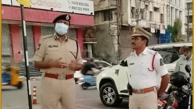 Tamil Nadu: Man Takes Bath at Busy Junction to Win Rs 10 Bet and Garner Views on Social Media in Erode; Slapped With Rs 3,500 Fine By Traffic Police (Watch Video)