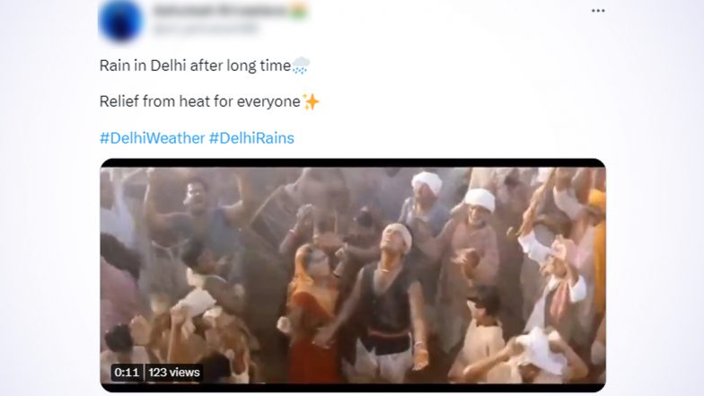 Delhi Rains: Delhiites Flood Twitter With Memes and Jokes As Unseasonal Rainfall Gives Respite From Scorching Heat