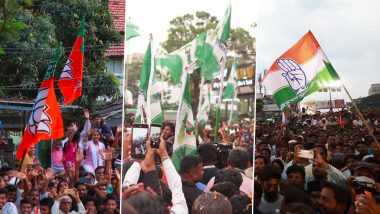 Karnataka Assembly Elections 2023: Pre-Poll Survey Predicts Hung House, BJP May Emerge as Single Largest Party With 105 Seats; Check Seat-Wise Predictions for Congress and JDS Here