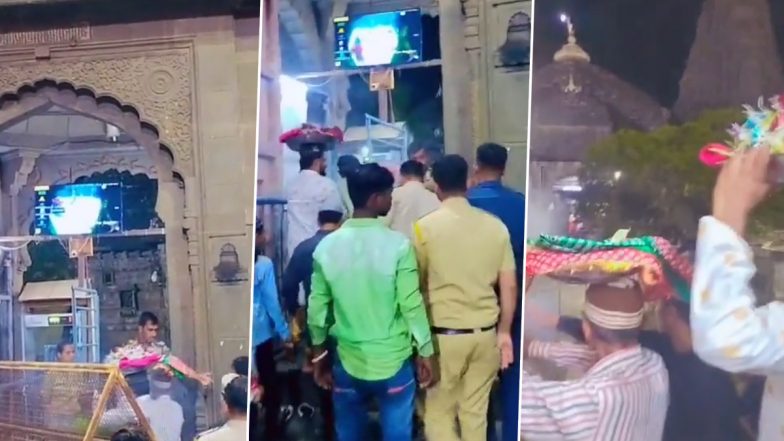 Muslim Men Try to Enter Trimbakeshwar Temple in Nashik With 'Chadar', Maharashtra Deputy CM Devendra Fadnavis Orders SIT Probe After Video Goes Viral