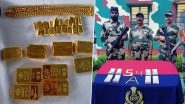 BSF Seizes Gold Worth Rs 86 Lakh at Indo-Bangladesh Border in Nadia District of West Bengal (See Pics)