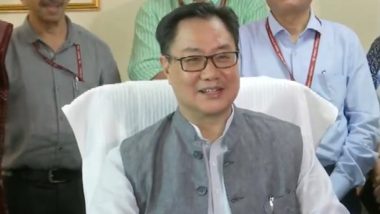 ‘Opposition Speaking Against Me Not a New Thing’, Says Kiren Rijiju After Being Moved Out of Law Ministry (Watch Video)