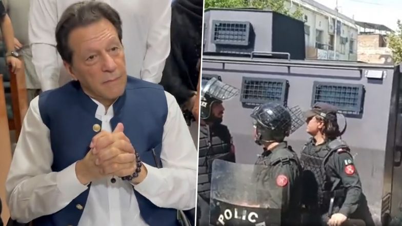 Moment When Imran Khan Was Arrested: Videos of Former Pakistan PM's Arrest From Outside Islamabad High Court Surface Online