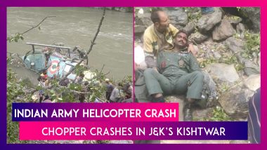 Indian Army Helicopter Crash: Chopper Crashes In Jammu & Kashmir’s Kishtwar; Pilots Injured