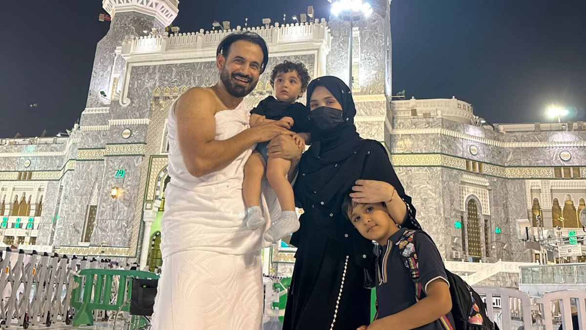 1200px x 675px - Irfan Pathan Performs Umrah With Wife Safa Baig And Kids (See Pics) | ðŸ  LatestLY