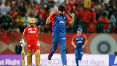 IPL 2023: Punjab Kings' Playoff Chances Take a Hit After Rilee Rossouw, Prithvi Shaw Half-Centuries Lead Delhi Capitals to 15-Run Win