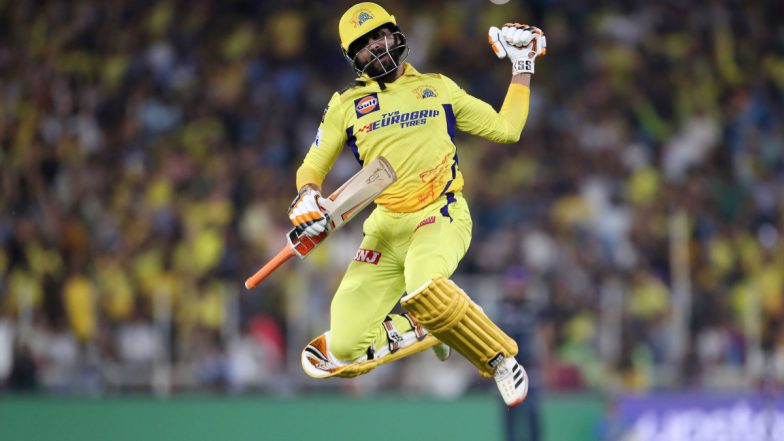 Chennai Super Kings Win IPL 2023, Ravindra Jadeja Helps CSK Win Record-Equalling Fifth Title in Rain-Curtailed Final Match