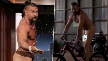 Jason Momoa Goes Naked While Riding a Bicycle In This Viral Video - WATCH