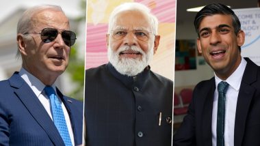 Narendra Modi Makes India Proud at World Stage! Indian PM Tops List of Most Popular Leaders With 78% Approval Rating, Beats US Prez Joe Biden and UK Prime Minister Rishi Sunak