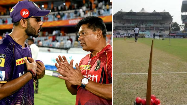 IPL 2023: Eden Gardens Pitch Curator Reportedly Refuses to Provide Favourable Pitches for KKR Home Matches