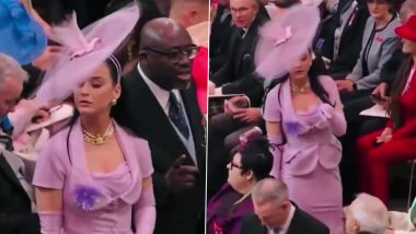 King Charles III Coronation: Video of Katy Perry Struggling To Find Her Seat at Westminster Abbey Goes Viral – WATCH