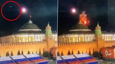 Vladimir Putin Assassination Attempt: Video Shows Drone Attack on Kremlin, Moscow Says Ukraine Tried To Kill Russian President