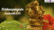 Sankashti Chaturthi June 2023 Wishes & HD Wallpapers: WhatsApp Messages, Greetings, Images and Images for Krishnapingala Sankashti Chaturthi