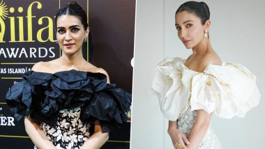 Kriti Sanon and Anushka Sharma Twin and Win Hearts in Matching Richard Quinn Gowns for Different Events on the Same Day (View Pics)