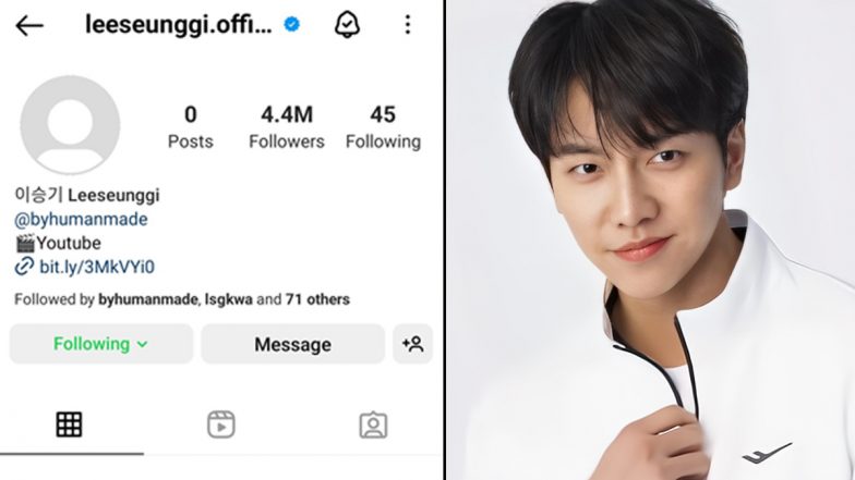 Lee Seung Gi Deletes All Posts From Instagram; Korean Singer's Agency Issues Statement Revealing the Reason