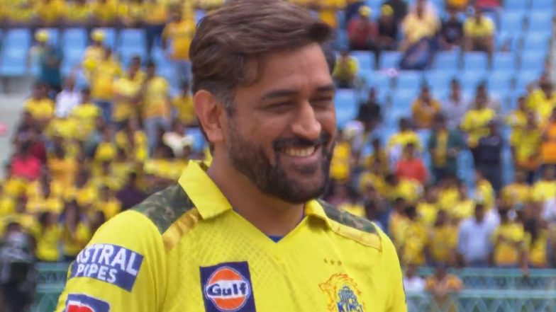 MS Dhoni Retirement: 'You Have Decided It's My Last Season' CSK Captain Drops Another Hint on IPL Future While Responding to Danny Morrison at Toss (Watch Video)