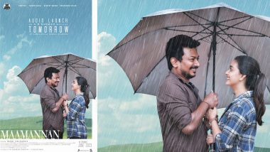 Maamannan: Udhayanidhi Stalin and Keerthy Suresh’s New Poster Released Ahead of the Film’s Audio Launch!