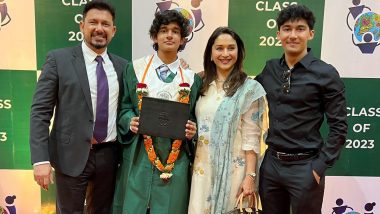 Madhuri Dixit Shares Pics and Video From Youngest Son Ryan's Graduation Ceremony, Calls Him 'Brilliant' - WATCH